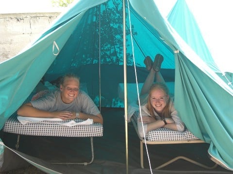 God loves camping
