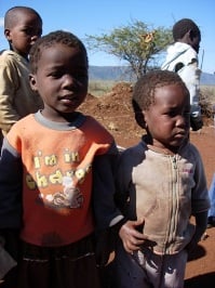 Four year-old orphan has to care for her baby brother