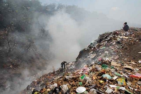 God in the garbage dump