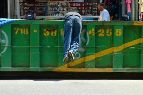 My dumpster diving career