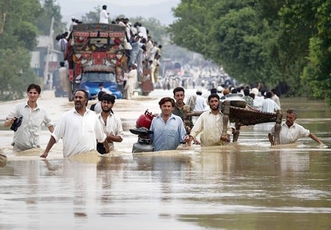 Floods in Pakistan leave a million homeless