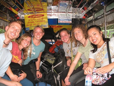 What do 5 beautiful women do after the race?